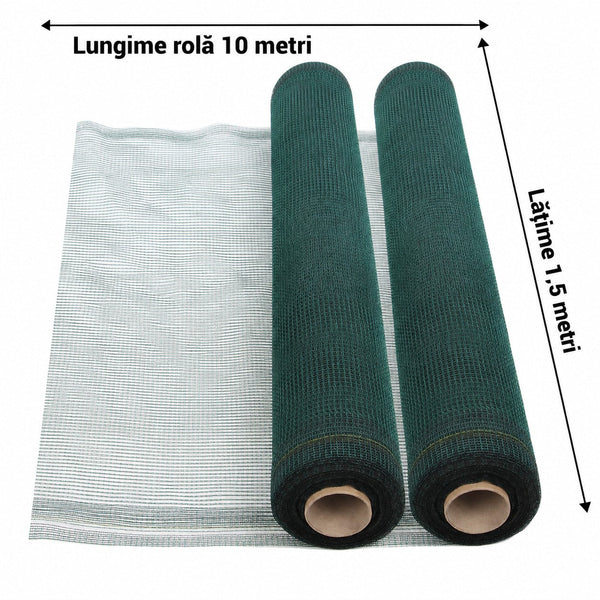 Pachet 1+1 plasa de umbrire 1,5x10 m, protectie UV