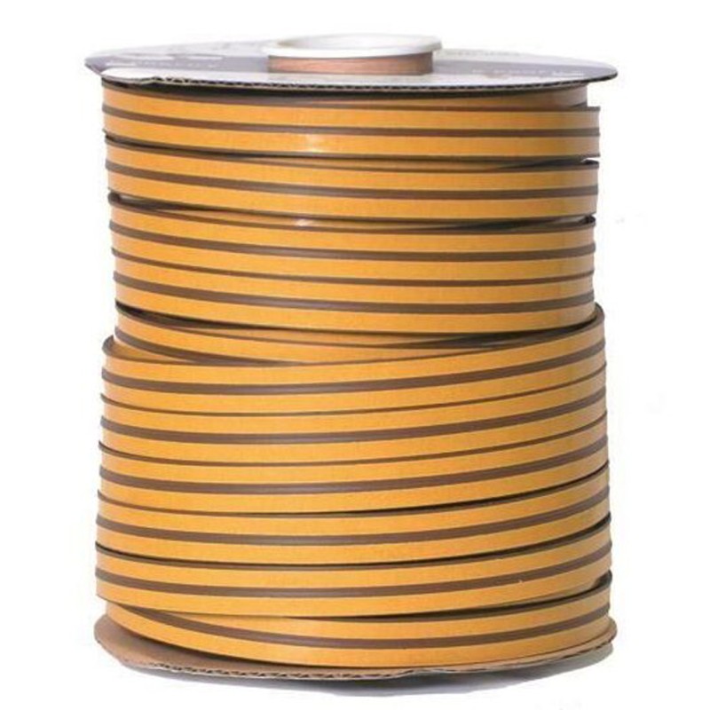 Banda Etansare Profil D, Negru Dubla 10-12 MM - 2 X 50 M
