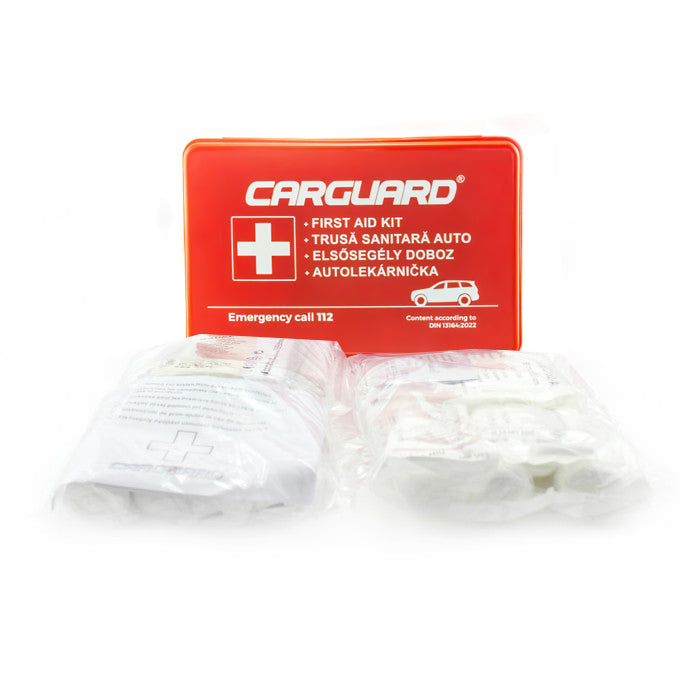 Trusă sanitară auto omologată R.A.R., Carguard - cutie