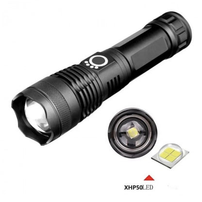 Lanterna tactica X-BALOG P50 LED, reincarcabila - imagine 3
