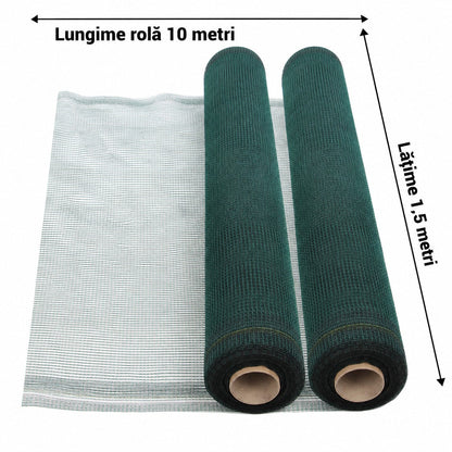 Pachet 1+1 plasa de umbrire 1,5x10 m, protectie UV