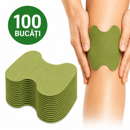 Set 100 plasturi cu pelin pentru genunchi