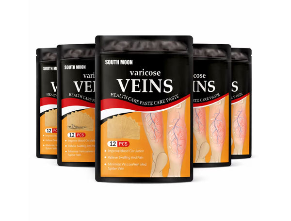 Pachet 5x 12 Plasturi pentru varice, amelioreaza durerea, reduce inflamatia si stimuleaza