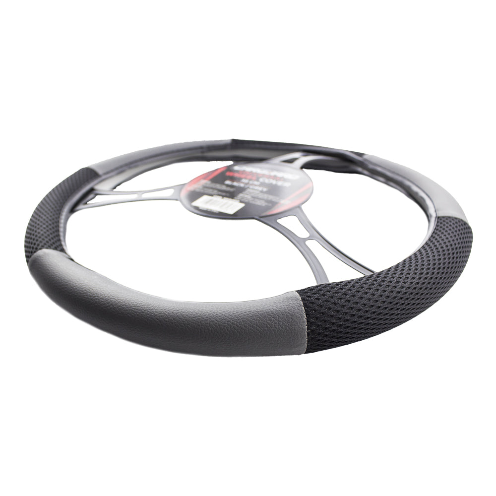 Husa volan negru-gri - interior TRP