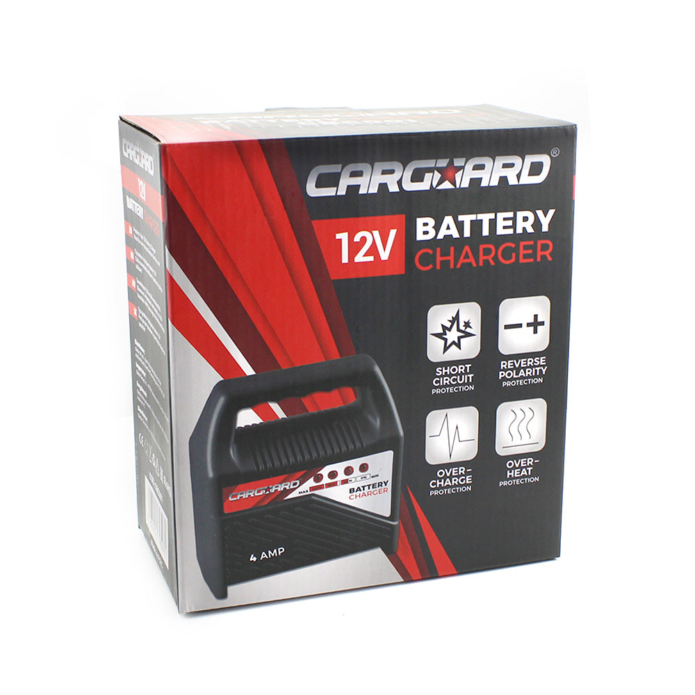 Redresor auto 12V 4A pentru încărcarea bateriei, Carguard - detaliu