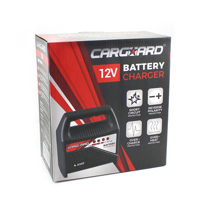 Redresor auto 12V 4A pentru încărcarea bateriei, Carguard - detaliu
