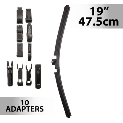 Ștergător de parbriz profesional multiadaptor, Carguard - 19" / 47.5 cm