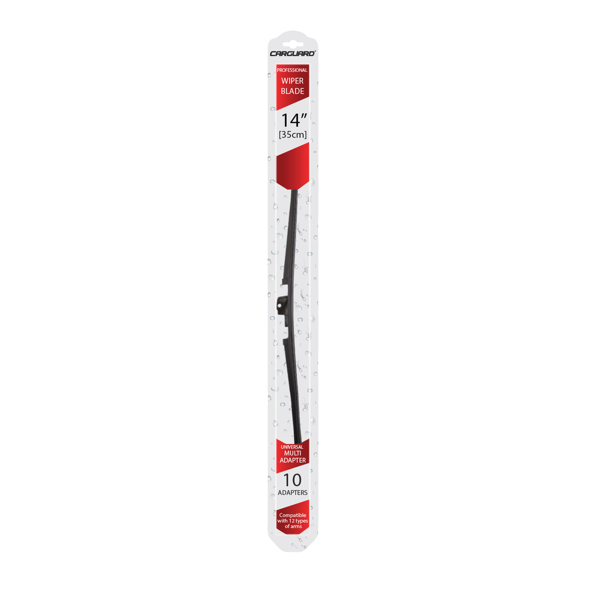 Ștergător de parbriz profesional multiadaptor, Carguard - 14" / 35 cm