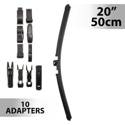 Ștergător de parbriz profesional multiadaptor, Carguard - 20" / 50 cm