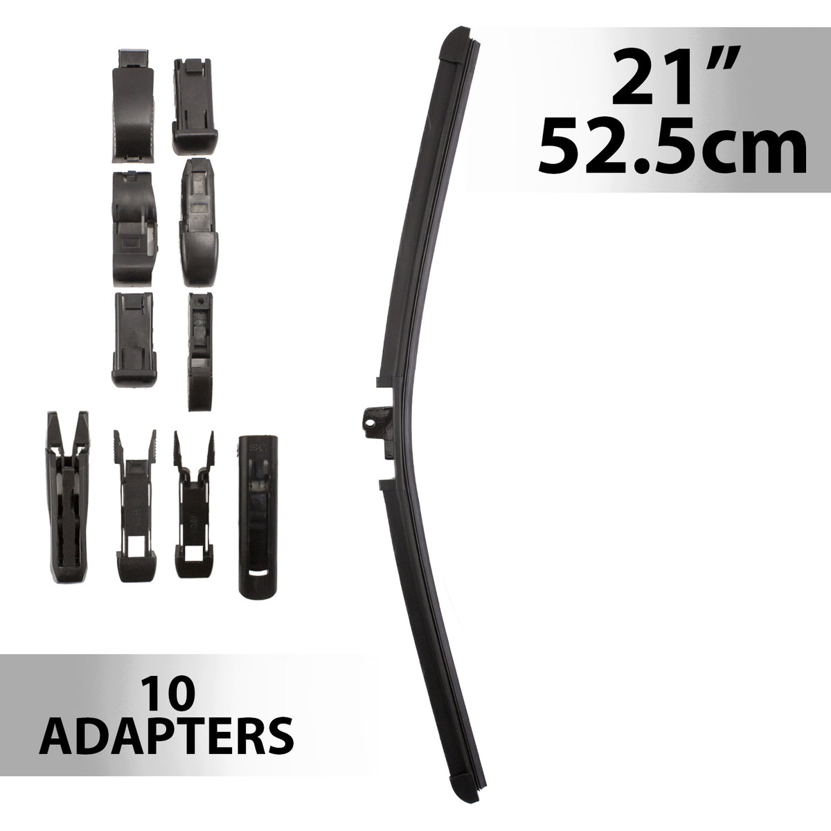 Ștergător de parbriz profesional multiadaptor, Carguard - 21" / 52.5 cm