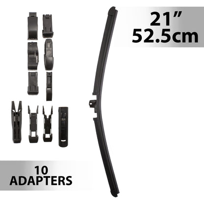 Ștergător de parbriz profesional multiadaptor, Carguard - 21" / 52.5 cm