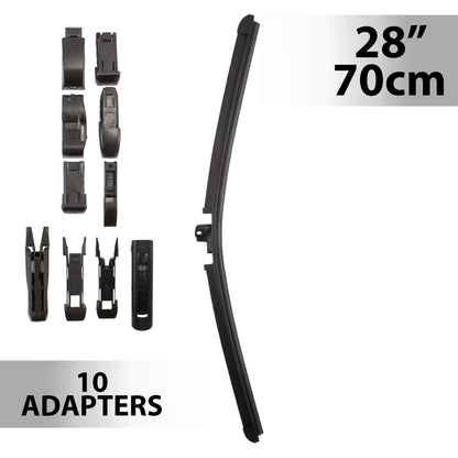 Ștergător de parbriz profesional multiadaptor, Carguard - 28" / 70 cm
