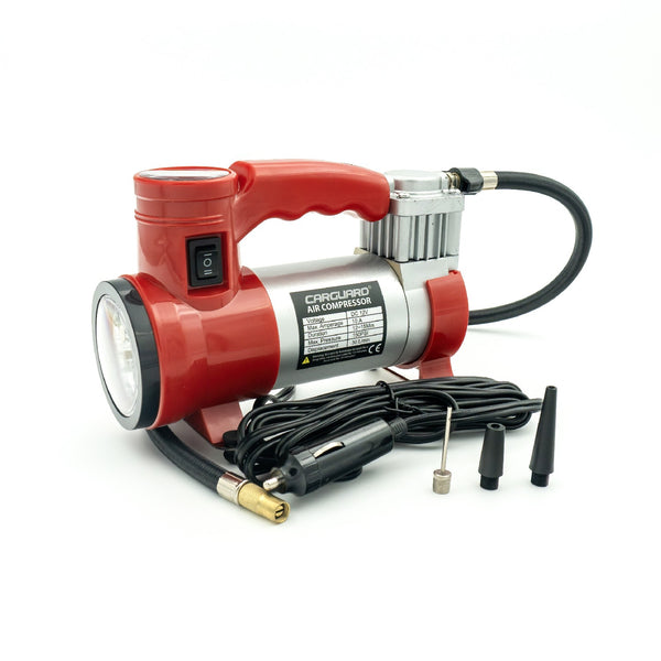 Compresor auto 12V pentru umflat anvelope, Carguard - Standard 30 L/min