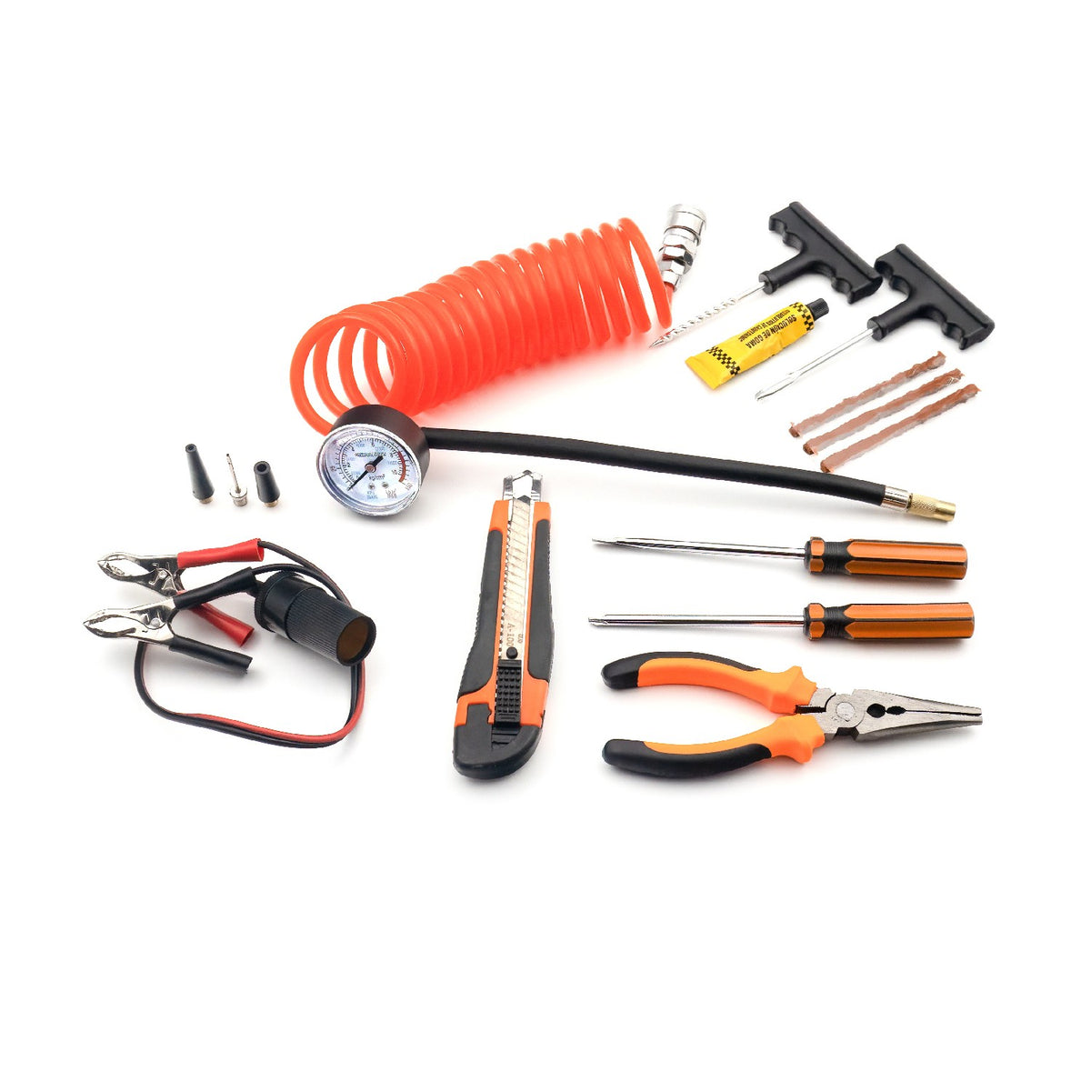 Compresor auto 12V pentru umflat anvelope, Carguard - Heavy-Duty 50 L/min
