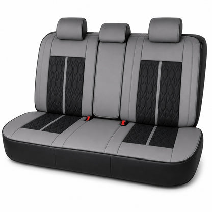 Huse Deluxe gri-negru - bancheta spate