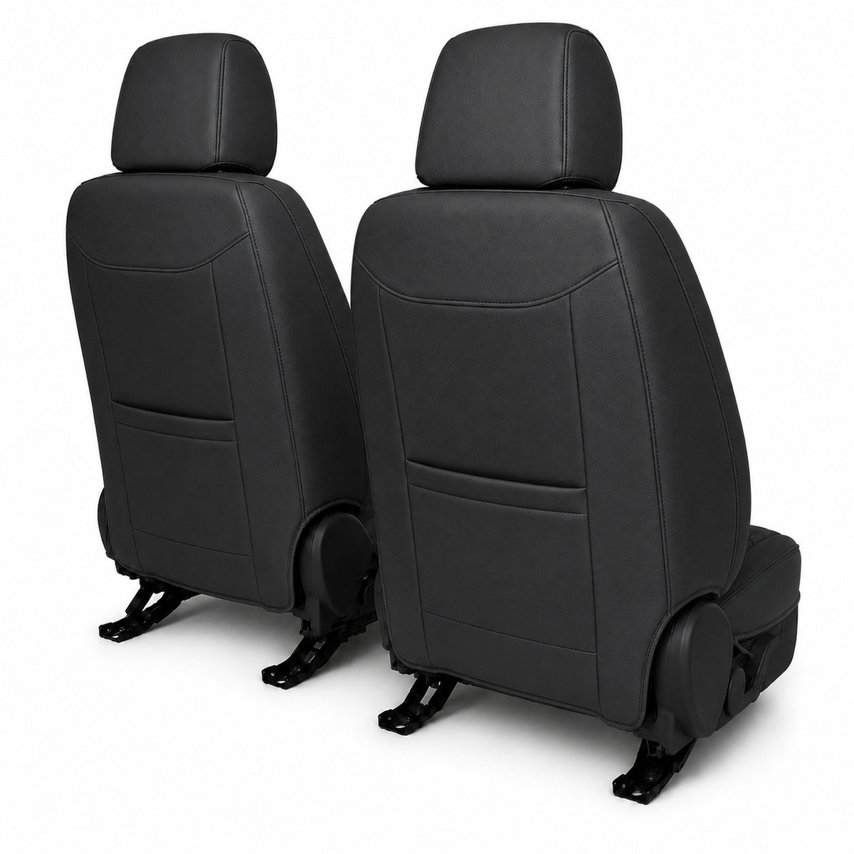 Huse auto Deluxe negru și alb - imagine 7