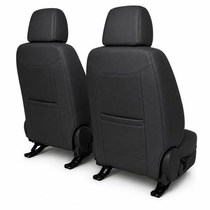 Huse auto Deluxe negru și alb - imagine 7