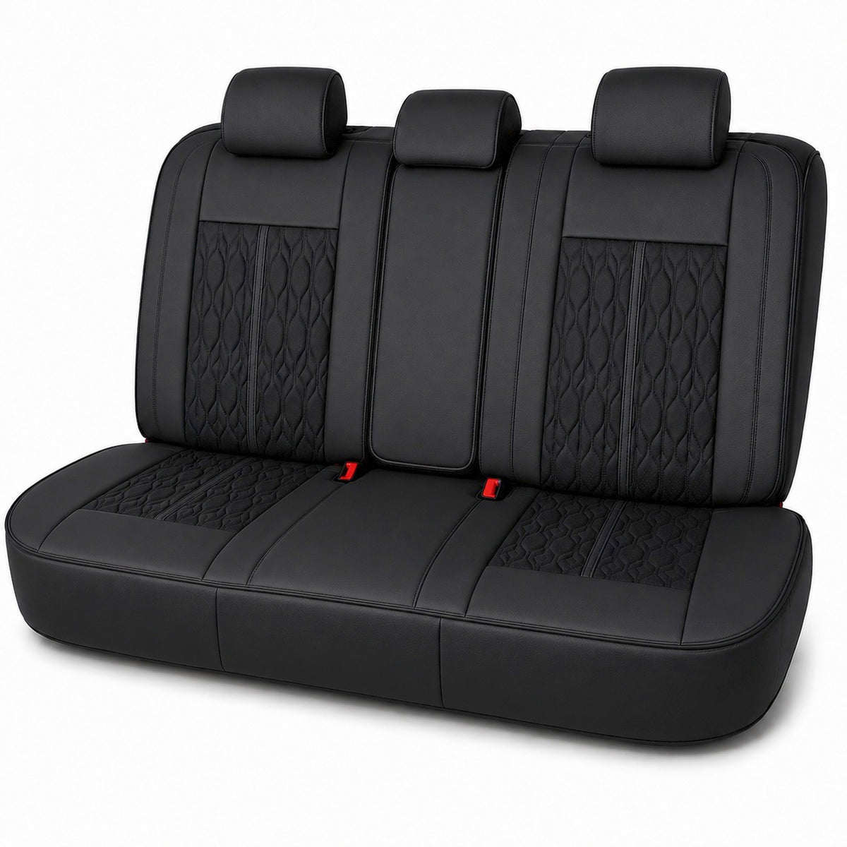 Huse Deluxe negru - bancheta spate