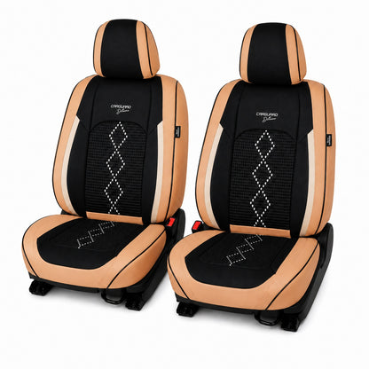 Huse auto Deluxe maro caramel - imagine 2
