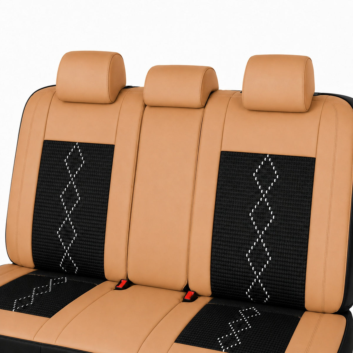 Huse auto Deluxe maro caramel - imagine 5