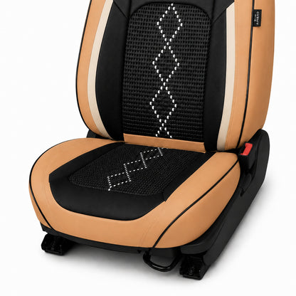 Huse auto Deluxe maro caramel - imagine 6
