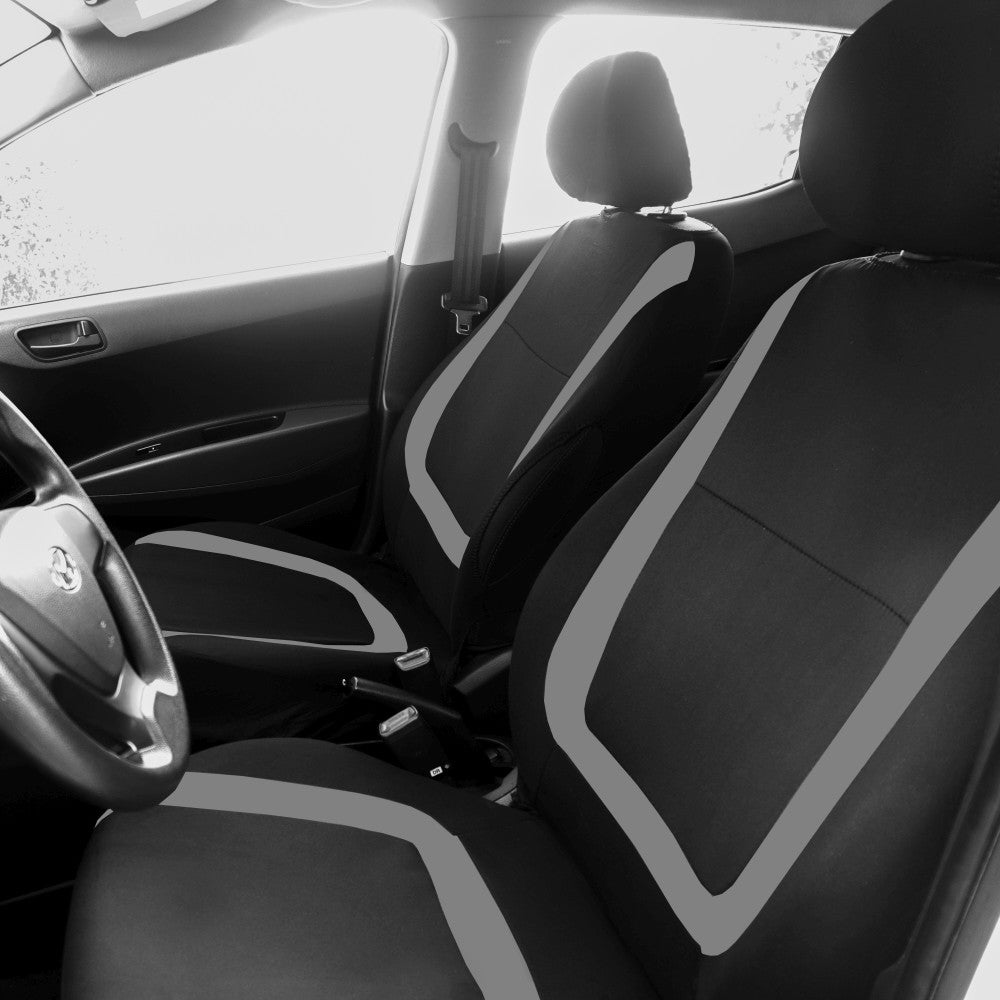 Huse universale scaune auto gri Carguard - detaliu