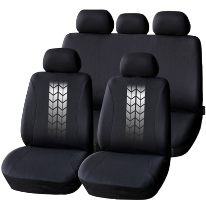 Huse universale scaune auto negre - set complet