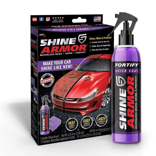 Kit ceara lichida ceramica Shine Armor, 236ml
