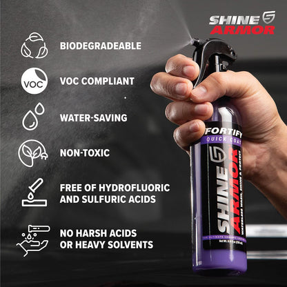 Kit ceara lichida ceramica Shine Armor, 236ml - imagine 3