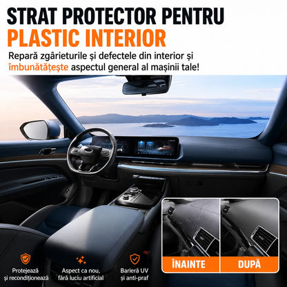 Set 2x Solutie ceramica plastic auto, Crystal Coating 30ml - imagine 2