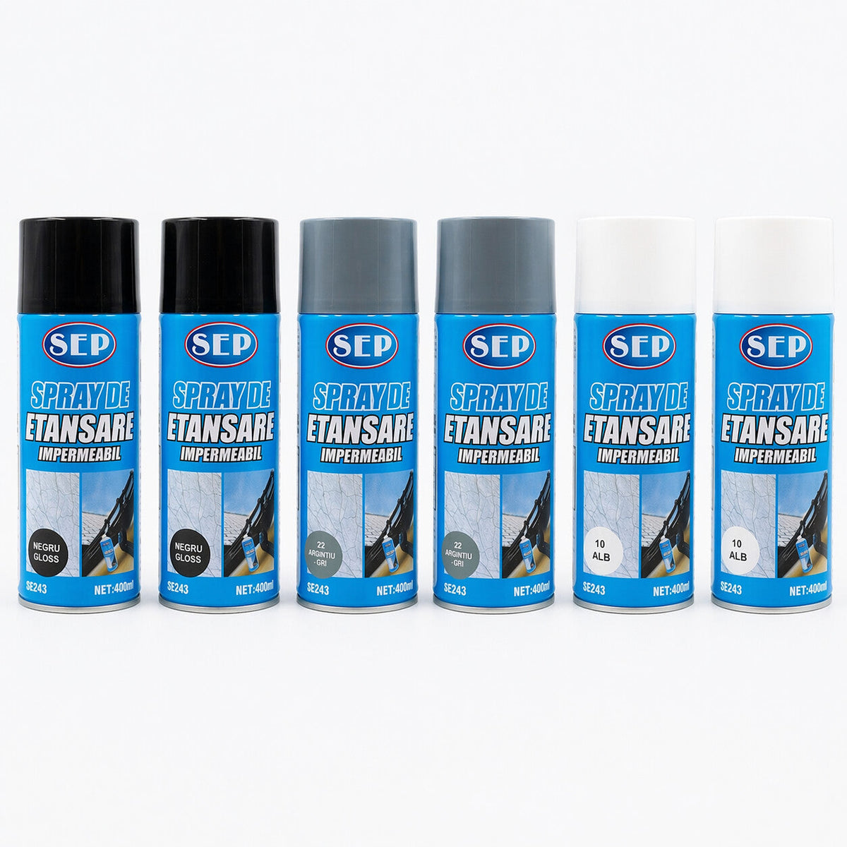 Set 2x SEP Spray etansare impermeabil 400ml