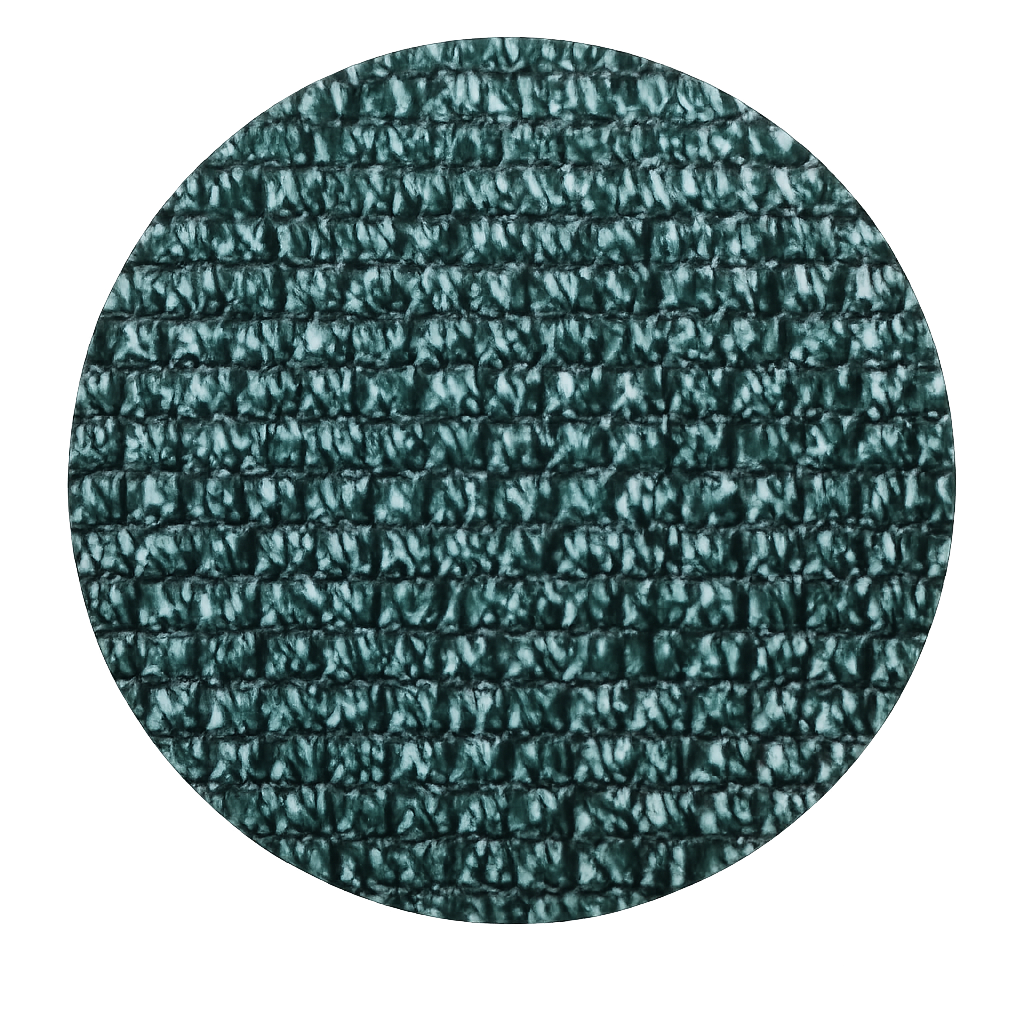 Plasa de umbrire verde 160 g/mp - detaliu tesatura densa