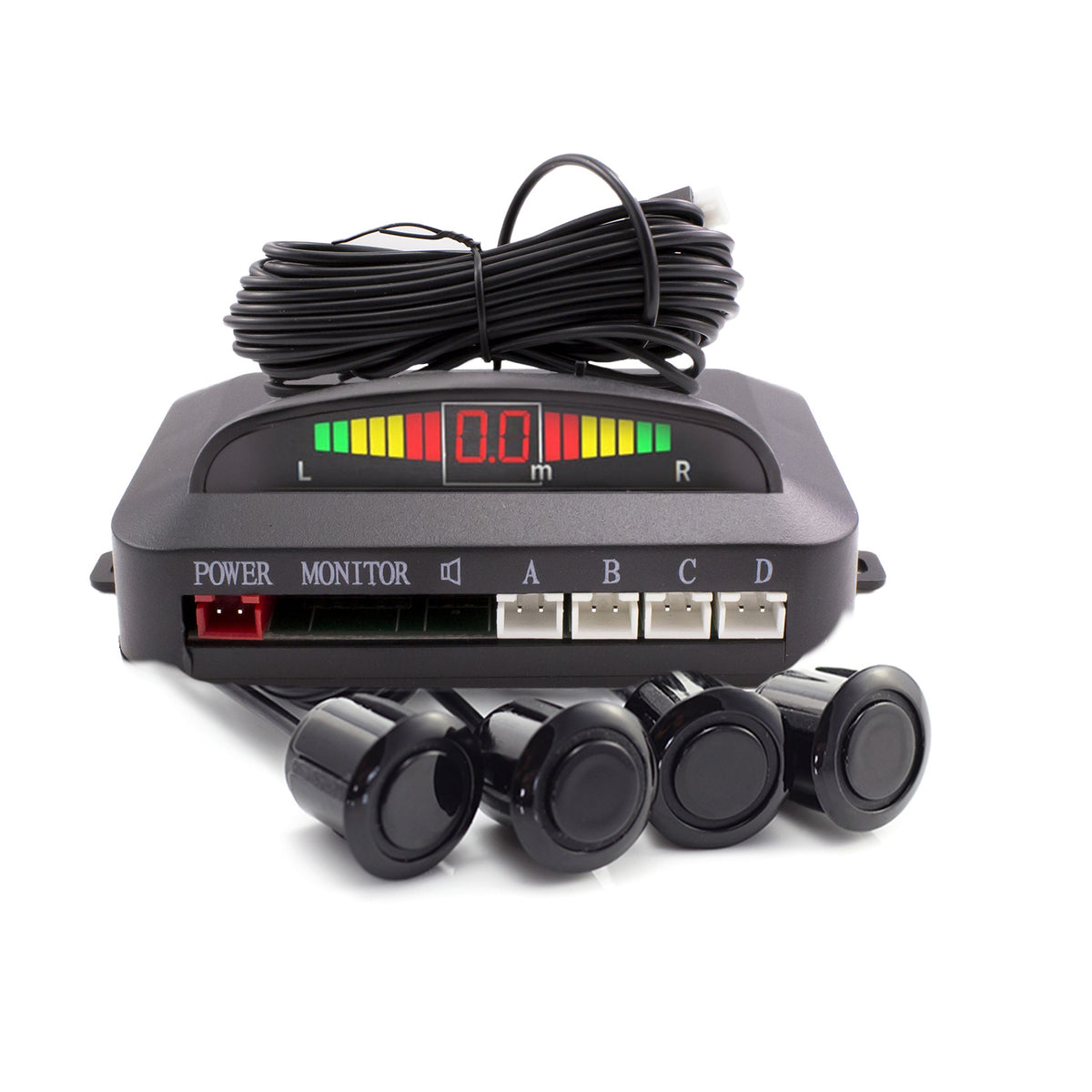 Set senzori de parcare cu afisaj LED - continut pachet